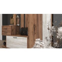 Шкаф двухстворчатый SV-mebel Сканди (Дуб Делано/Сосна Санторини Светлый) Thumb