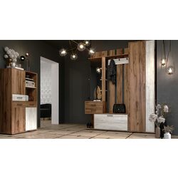 Шкаф двухстворчатый SV-mebel Сканди (Дуб Делано/Сосна Санторини Светлый) Thumb