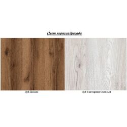 Шкаф двухстворчатый SV-mebel Сканди (Дуб Делано/Сосна Санторини Светлый) Thumb