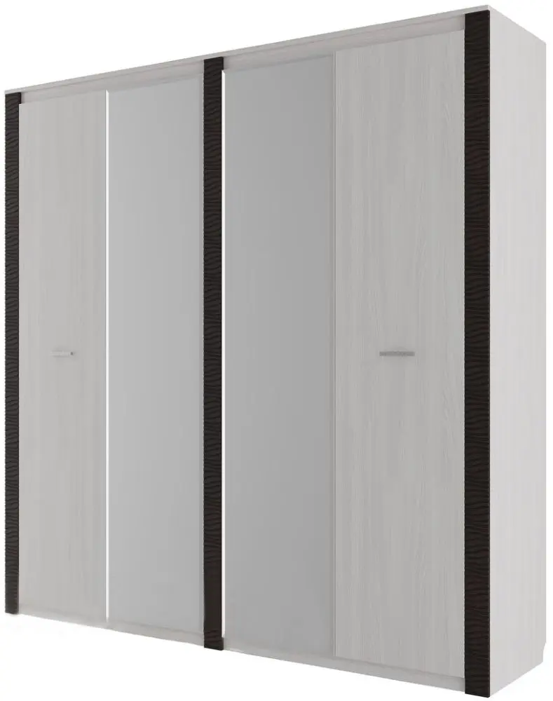 Шкаф SV-mebel Гамма-20 Ясень Анкор Светлый/Венге (четырехстворчатый)