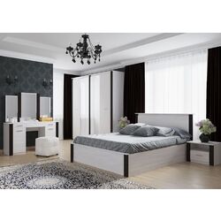 Шкаф SV-mebel Гамма-20 Ясень Анкор Светлый/Венге (четырехстворчатый) Thumb