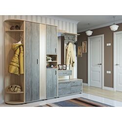 Dulap SV-mebel Vizit-1 600 Sonoma Oak/Jackson Pine (cu două usi) Thumb