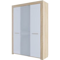 Dulap cu trei usi SV-mebel Laguna 6 (Sonoma Oak/Pearl)