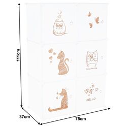 Dulap modular Tempo Kondela Dinos (White) Thumb