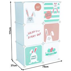 Dulap modular Tempo Kondela Edrin (Blue) Thumb