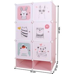 Dulap modular Tempo Kondela Norme (Pink) Thumb