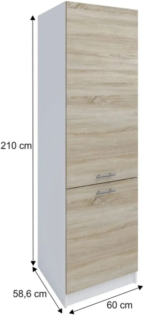 Шкаф Tempo Kondela Fabiana S (Sonoma Oak/White)