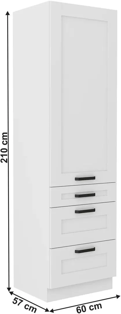Шкаф Tempo Kondela Lula 60 DKS-210 3S 1F (White)
