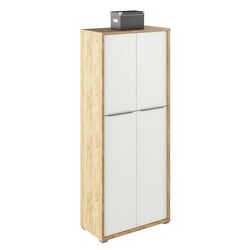 Шкаф Tempo Kondela Rioma Typ 07 (Artisan Oak/White)