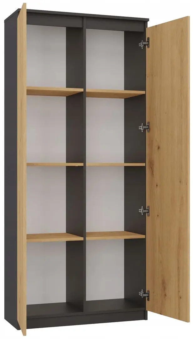 Шкаф TopEshop RS-80 Hemn (Anthracite/Artisan Oak)