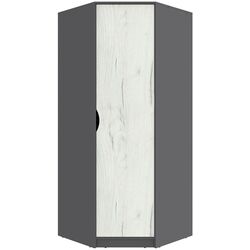 Шкаф угловой Yasen Дисней (Серый Графит/Дуб Крафт Белый)