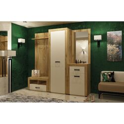 Dulap Yasen Denver 1U 640 (Craft Oak Gold/Vanilla) Thumb