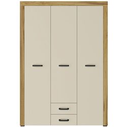 Dulap Yasen Denver 3U2S (Craft Oak Gold/Vanilla)