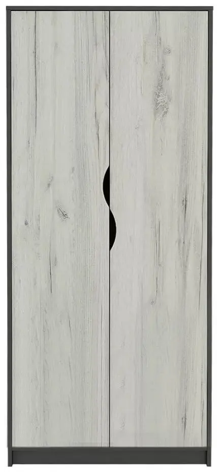 Шкаф Yasen Дисней 2Д  900 (Серый Графит/Дуб Крафт Белый)