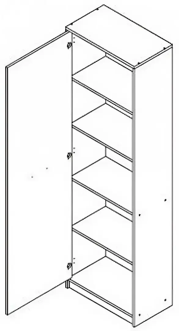 Dulap Yasen Nepo REG1D (Sonoma Oak/Nymphaea Alba)