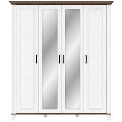 Dulap Yasen Skandi 4U2O (White Structural/Bourbon Oak/Orion Oak)