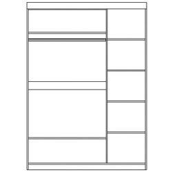 Шкаф Yasen Тенесси 3Д ДСП (Ильм Бергамо/Кедр Северный) Thumb