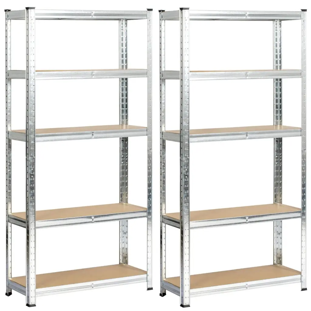 Набор стеллажей Akord 70x30x154 2pcs (Silver) - 2