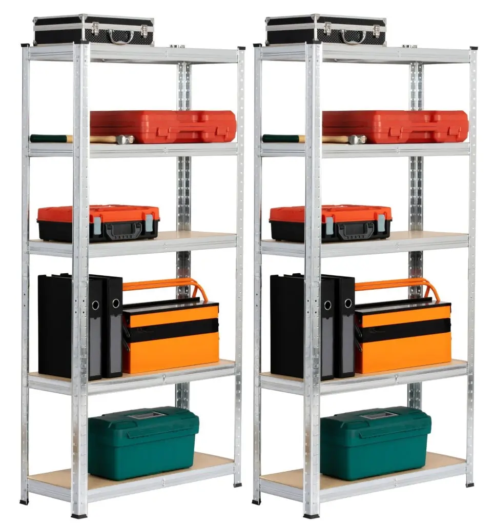 Набор стеллажей Akord 70x30x154 2pcs (Silver) - 8