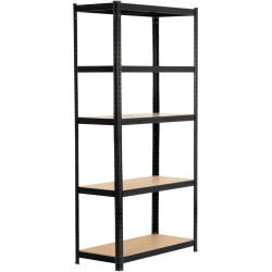 Set etajere Akord 80x40x180 (Black) Thumb