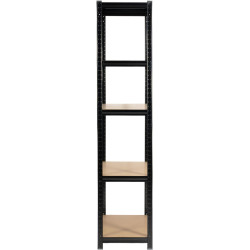 Set etajere Akord 80x40x180 (Black) Thumb