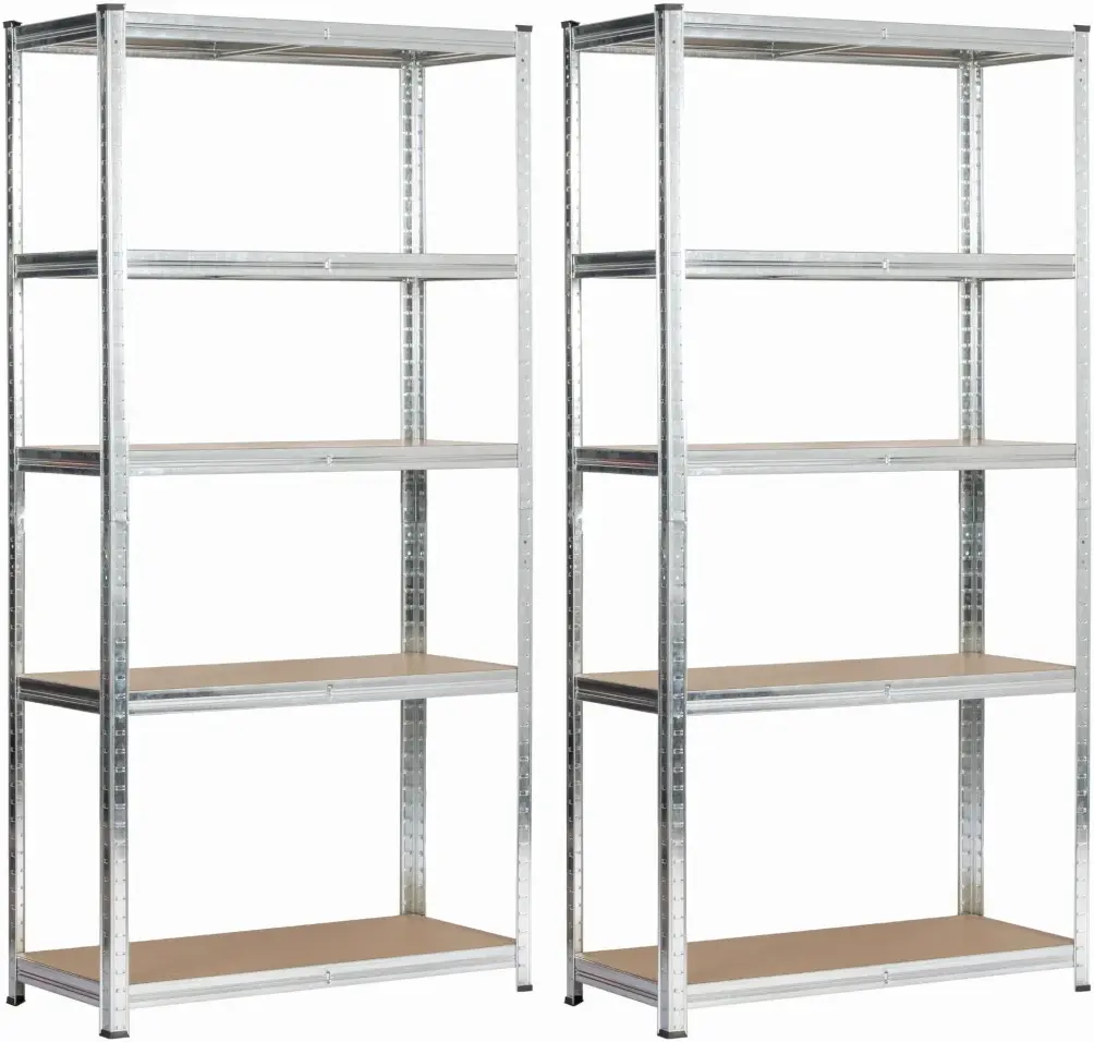 Набор стеллажей Akord 80x40x180 (Silver) - 2