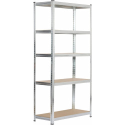 Набор стеллажей Akord 80x40x180 (Silver) Thumb