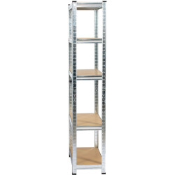 Набор стеллажей Akord 80x40x180 (Silver) Thumb