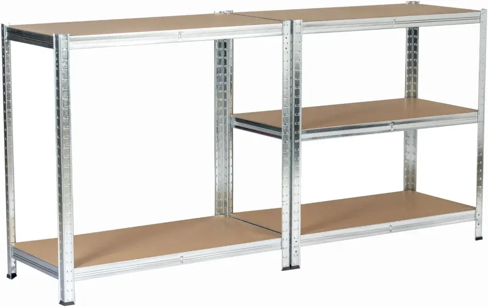 Набор стеллажей Akord 80x40x180 (Silver) - 6