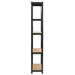 Набор стеллажей Akord 90x30x180 2pcs (Black) Thumb
