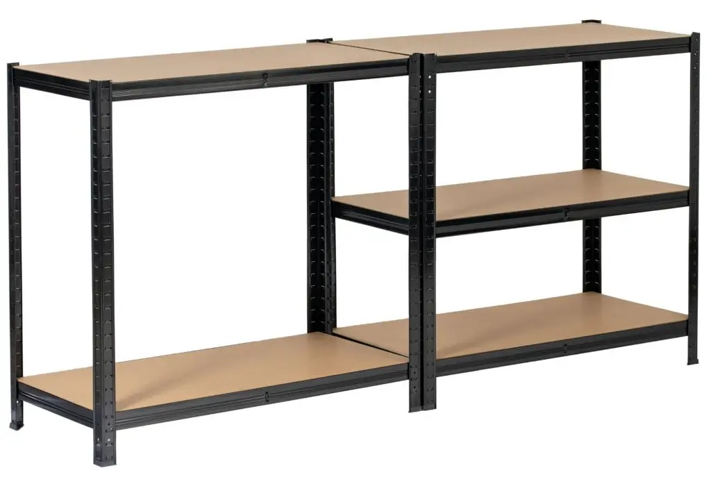 Набор стеллажей Akord 90x30x180 2pcs (Black) - 6