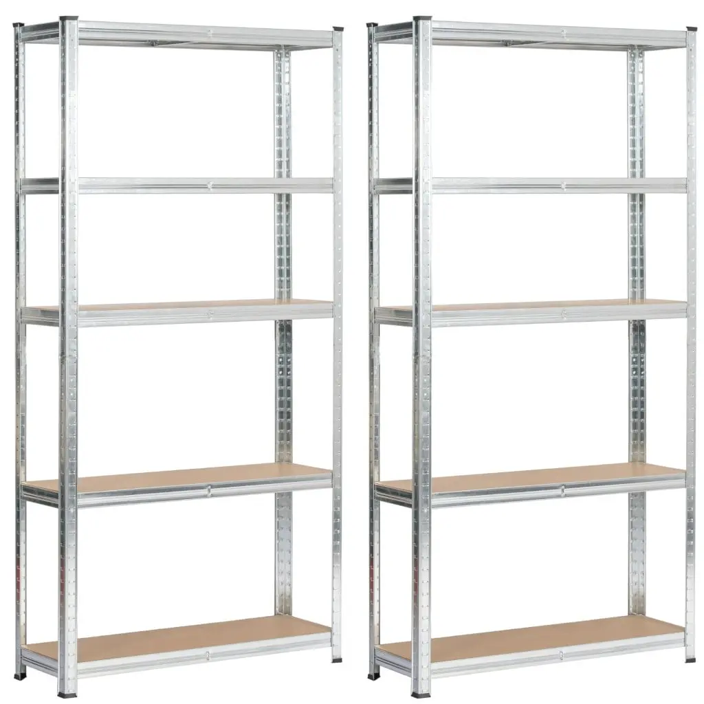 Набор стеллажей Akord 90x30x180 2pcs (Silver) - 2