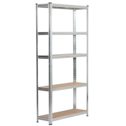 Набор стеллажей Akord 90x30x180 2pcs (Silver) Thumb