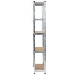 Набор стеллажей Akord 90x30x180 2pcs (Silver) Thumb