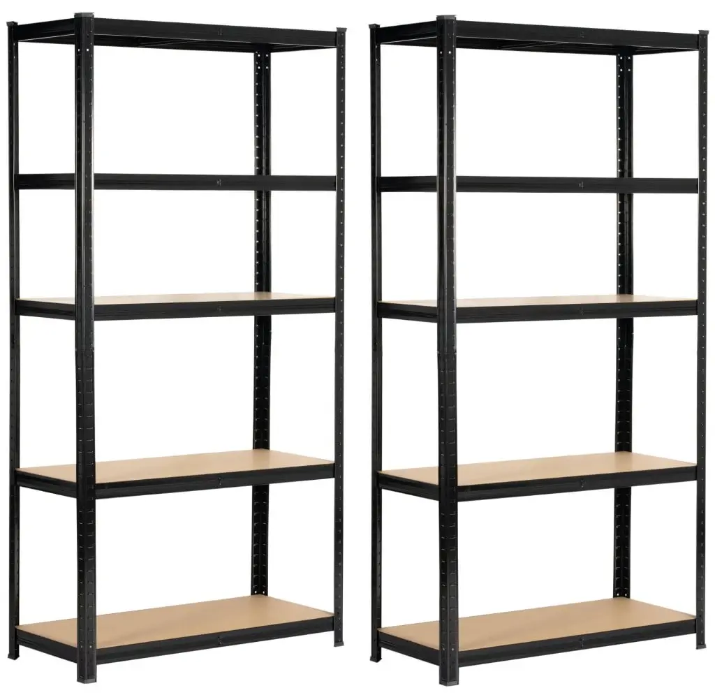 Набор стеллажей Akord 90x40x180 2pcs (Black) - 2