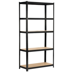 Набор стеллажей Akord 90x40x180 2pcs (Black) Thumb