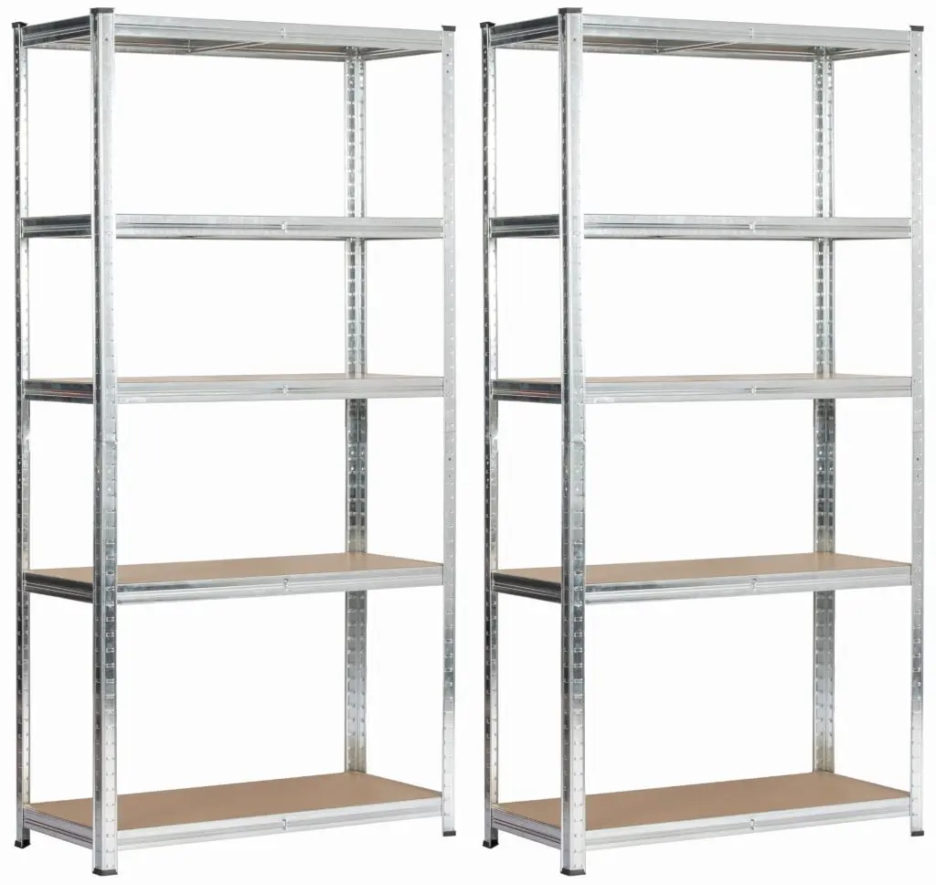 Set etajere Akord 90x40x180 2pcs (Silver) - 2
