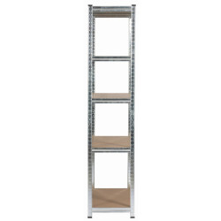 Set etajere Akord 90x40x180 2pcs (Silver) Thumb