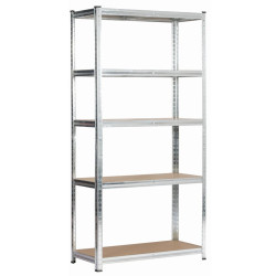 Set etajere Akord 90x40x180 2pcs (Silver) Thumb