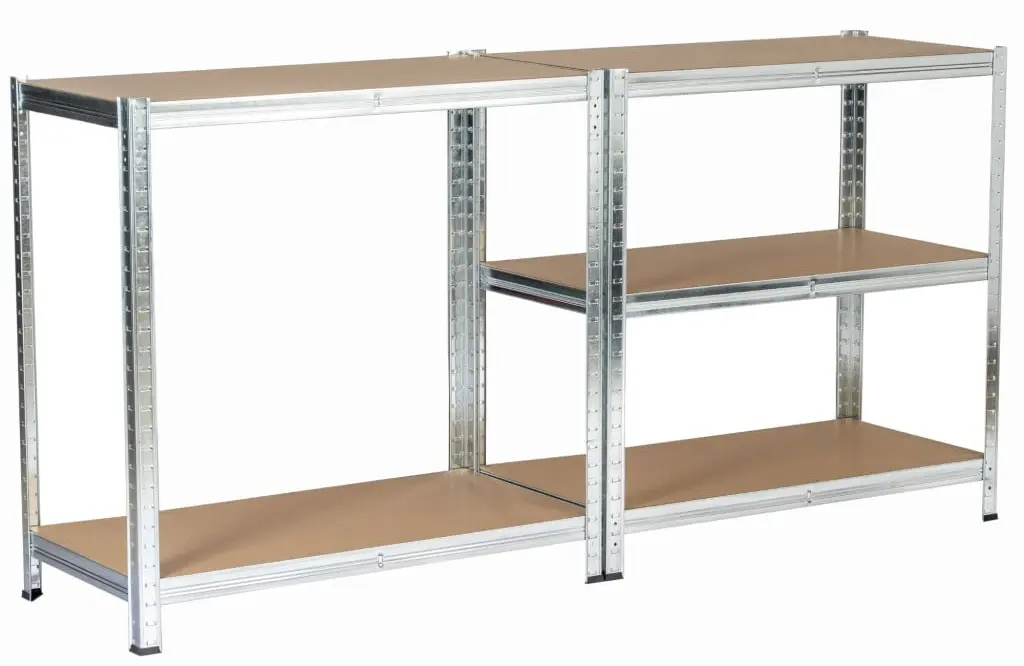 Set etajere Akord 90x40x180 2pcs (Silver) - 6