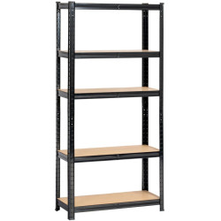 Etajera Akord 70x30x154 (Black) Thumb