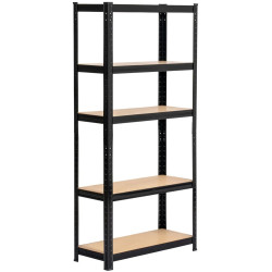 Etajera Akord 70x30x154 (Black) Thumb