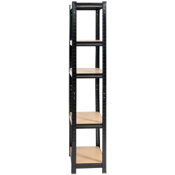 Etajera Akord 70x30x154 (Black) Thumb