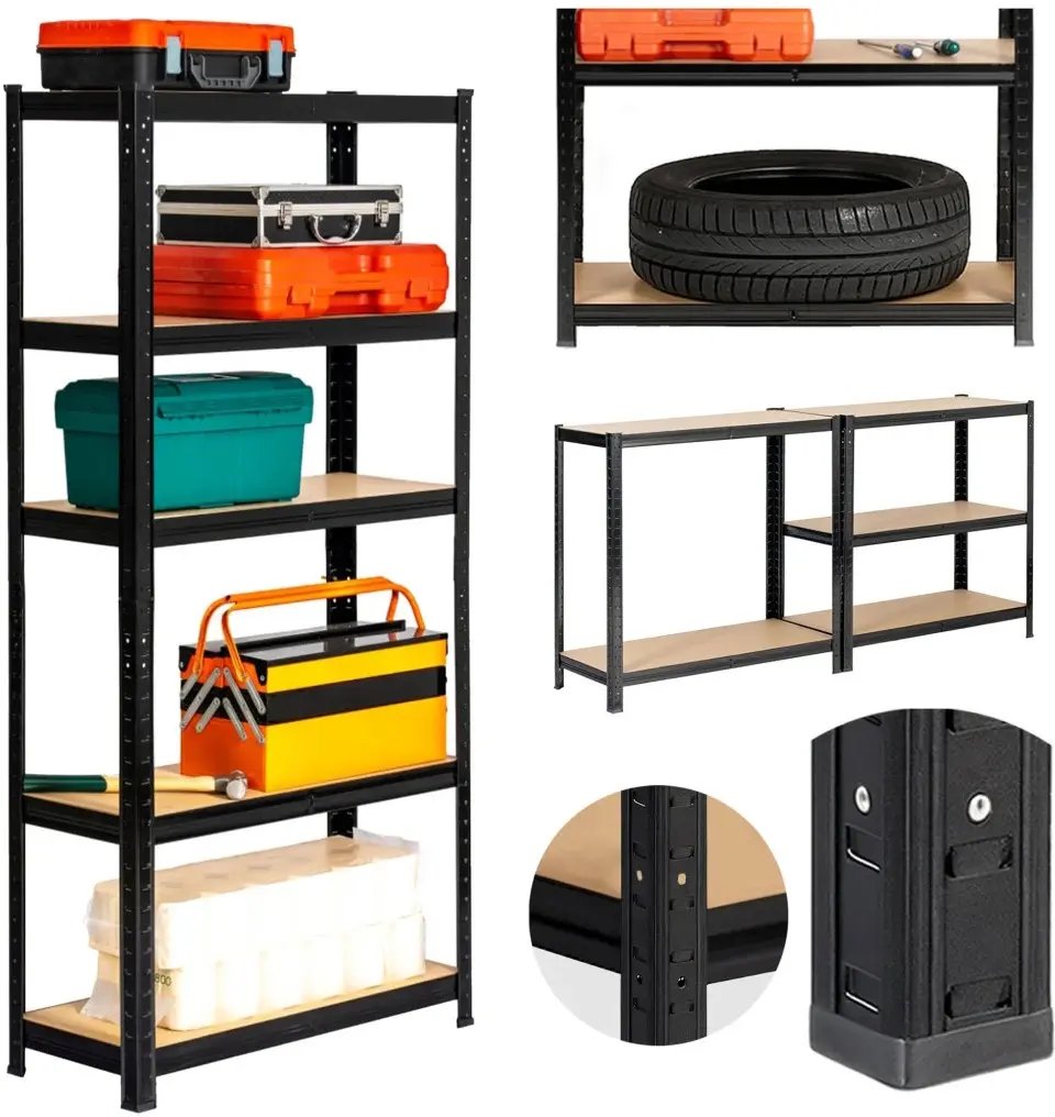 Etajera Akord 70x30x154 (Black) - 7