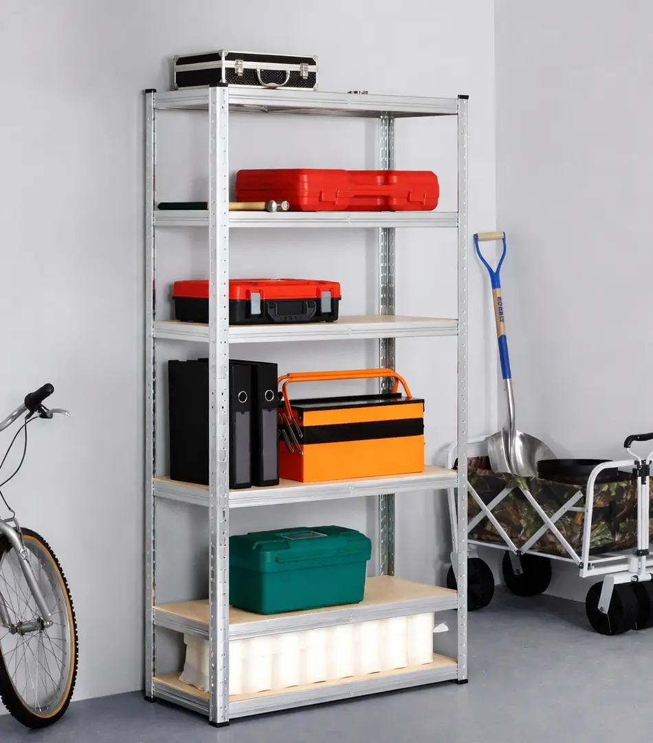 Etajera Akord 70x30x154 (Silver)