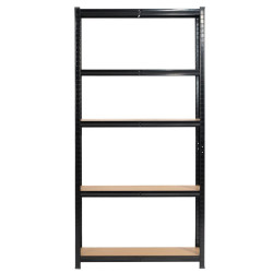 Стеллаж Akord 90x30x180 (Black) Thumb