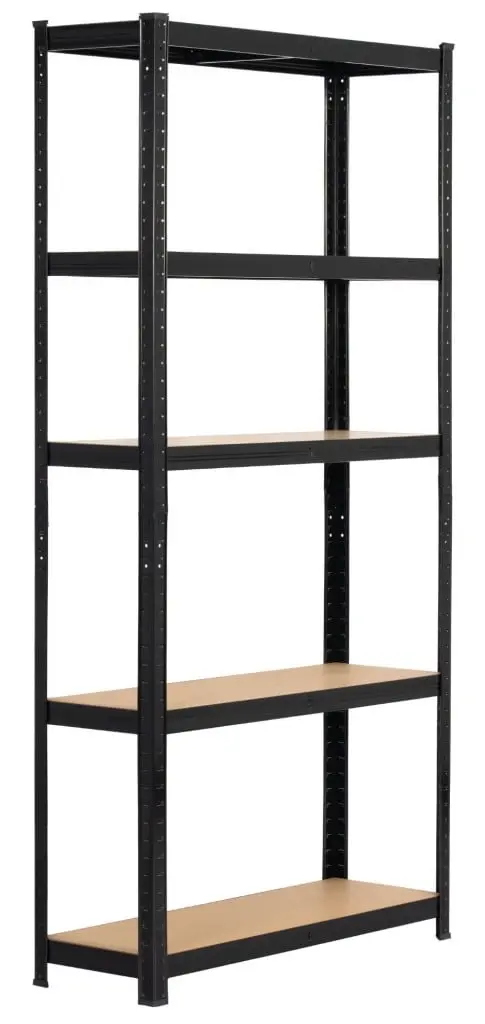 Стеллаж Akord 90x30x180 (Black) - 4
