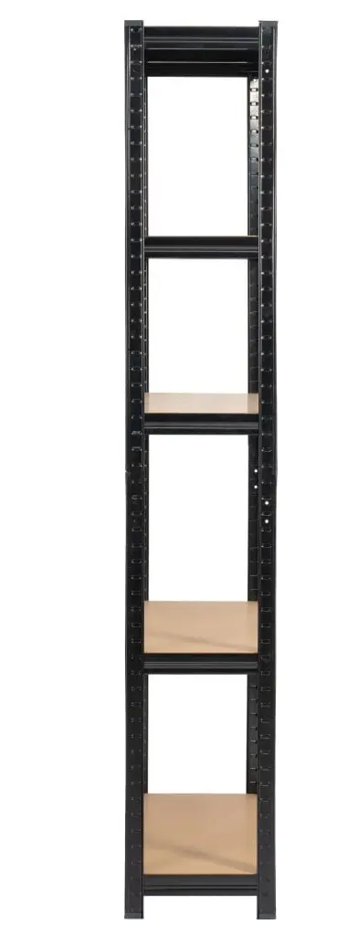 Стеллаж Akord 90x30x180 (Black) - 5