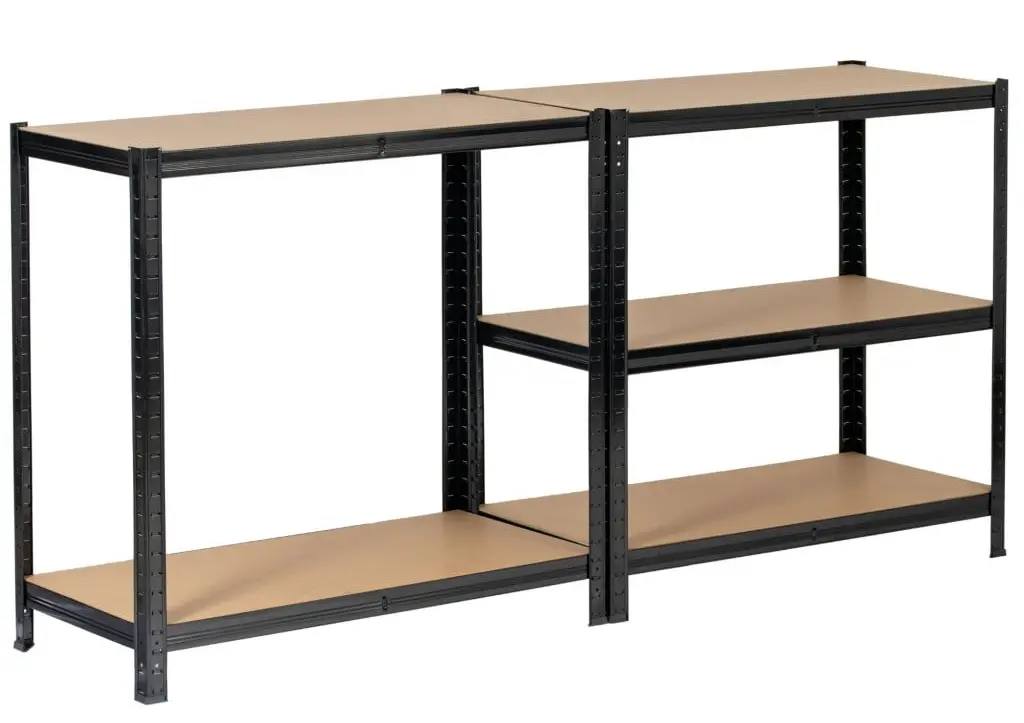 Стеллаж Akord 90x30x180 (Black) - 6