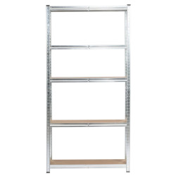 Стеллаж Akord 90x30x180 (Silver) Thumb